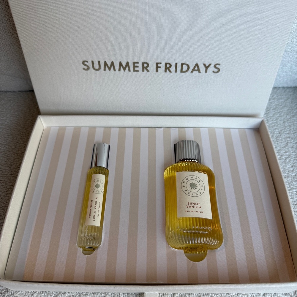 Summer Friday sunlit vanilla
